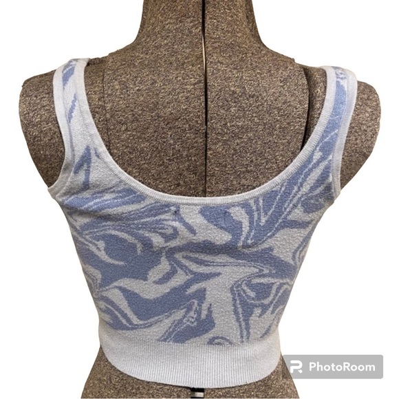L.A. Hearts Pac Sun- Kiara Swirl button down sweater vest tank-Small - Picture 3 of 9